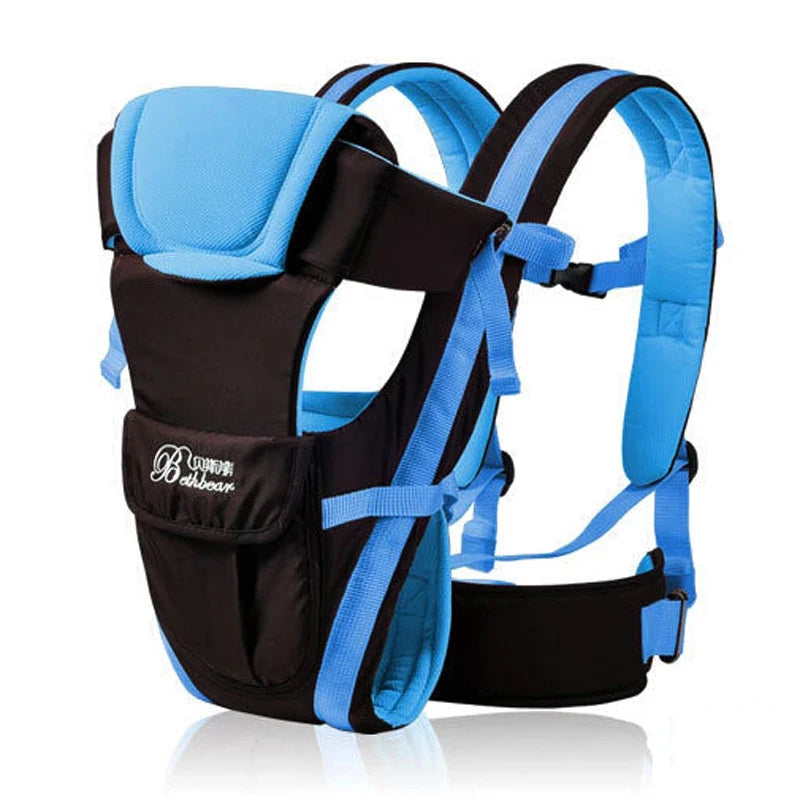 porte bebe-Travel-baby-360-Bleu-Smiley-Promenade-Ergonomique-Bébékiss