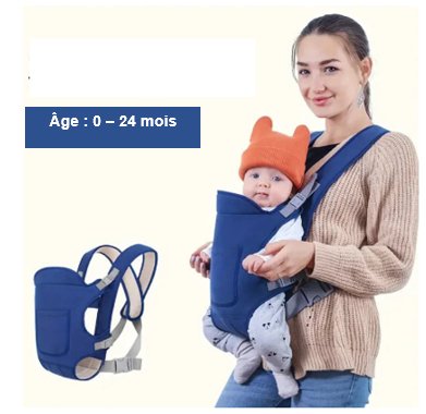 PORTE BEBE-3D-ERGONOMIQUE-BLEU-ANGE-